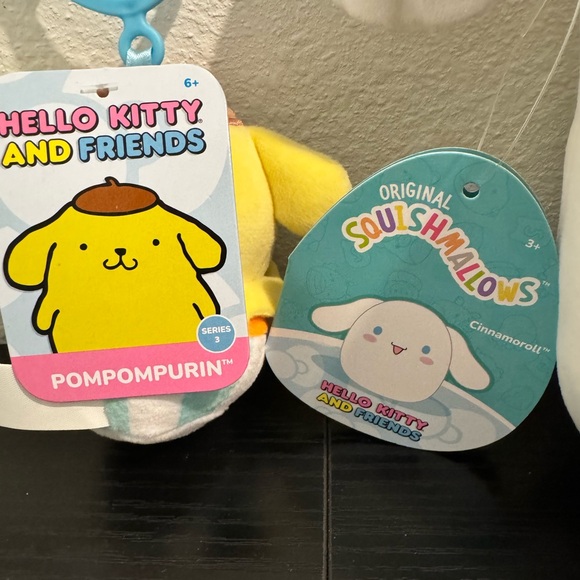 Sanrio Squishmallow Bundle - Hello Kitty, Cinnamoroll & Pompompurin - Picture 5 of 6